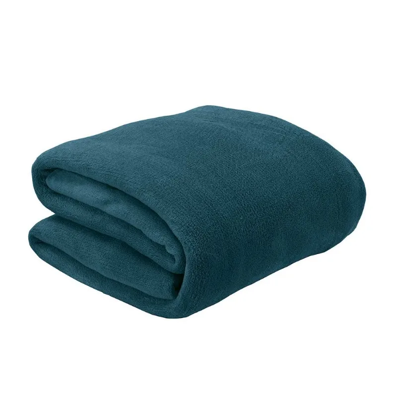 Manta Solteiro Fleece Esmeralda 184834 1 Peça