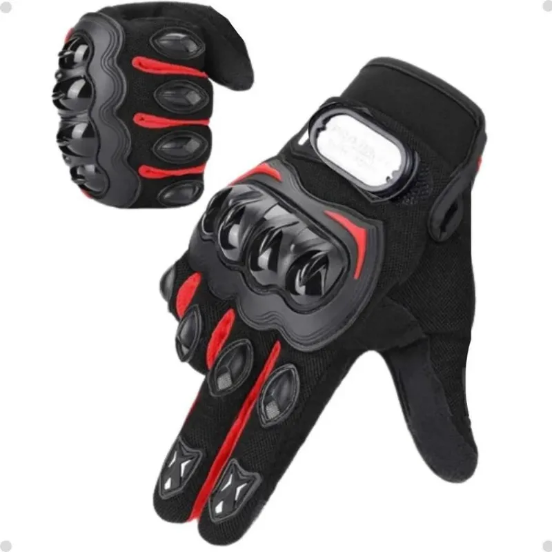Par Luva Motoqueiro Motociclista Impermeável Proteção Moto