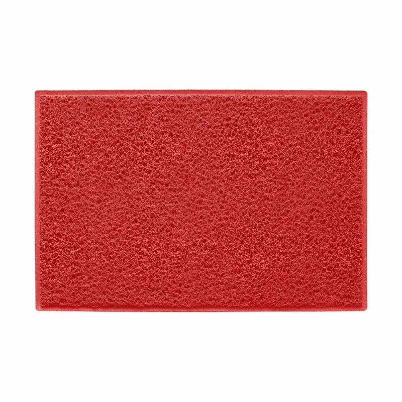 Capacho Vinílico Silver Borda Rebaixada 10mm 60x40cm Kapazi Capacho Vinílico Silver Borda Rebaixada Vermelho 10mm 60x40cm
