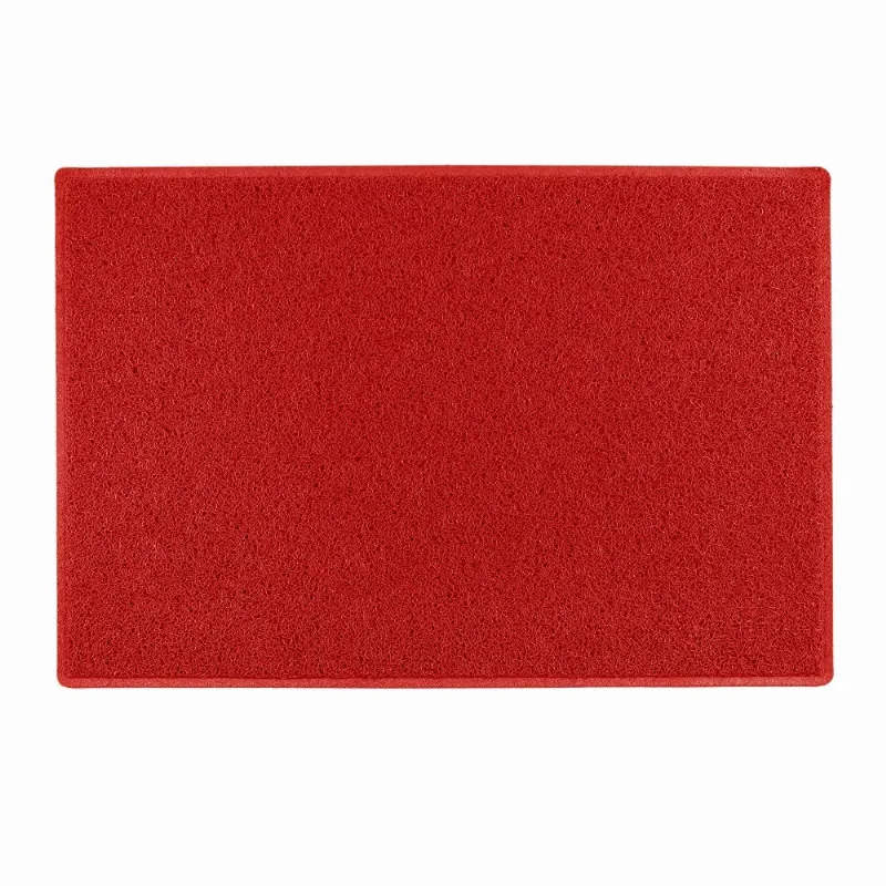 Capacho Vinílico Silver Borda Rebaixada 10mm 60x90cm Kapazi Capacho Vinílico Silver Borda Rebaixada Vermelho 10mm 60x90cm