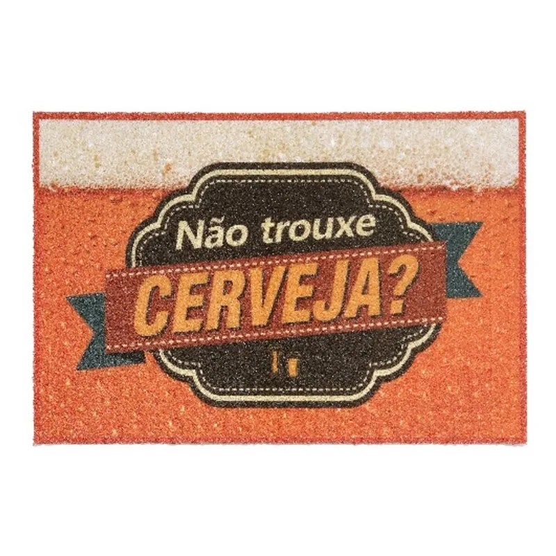 Capacho Nao Trouxe Cerveja Kapazi 60Cmx40Cm - Kapazi