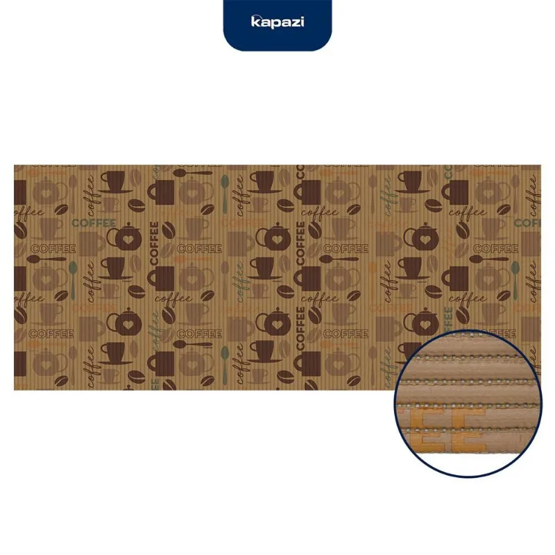 Passadeira Kapazi 43cmx65cm Tropical 2.0 Coffe