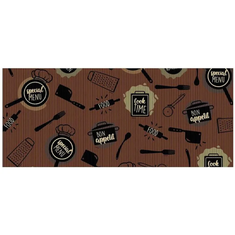 Tapete Antiderrapante Tropical Cook Time 2.0 43x65cm Kapazi