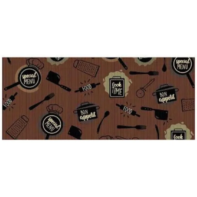 Tapete Antiderrapante Tropical Cook Time 2.0 43x130cm Kapazi - Kapazi