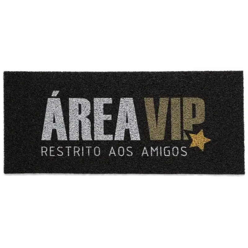 Capacho Vinil Long 2.0 Area Vip 30x70cm Kapazi