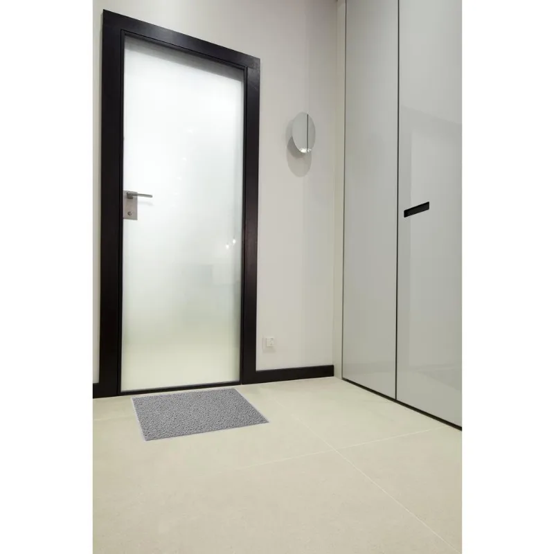 Tapete Capacho 40x60cm Vinil Light Cinza Kapazi - Kapazi