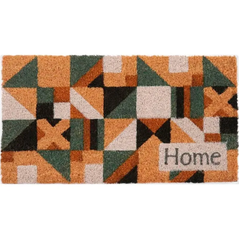 Tapete Fibra de Coco Kapazi Mosaico 60x33cm un