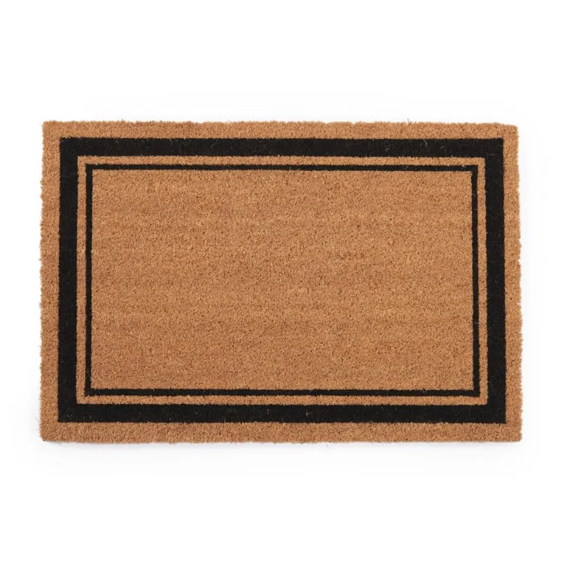 Tapete De Entrada Moldura Kapazi Fibra De Coco 75X50cm (MP) - Kapazi