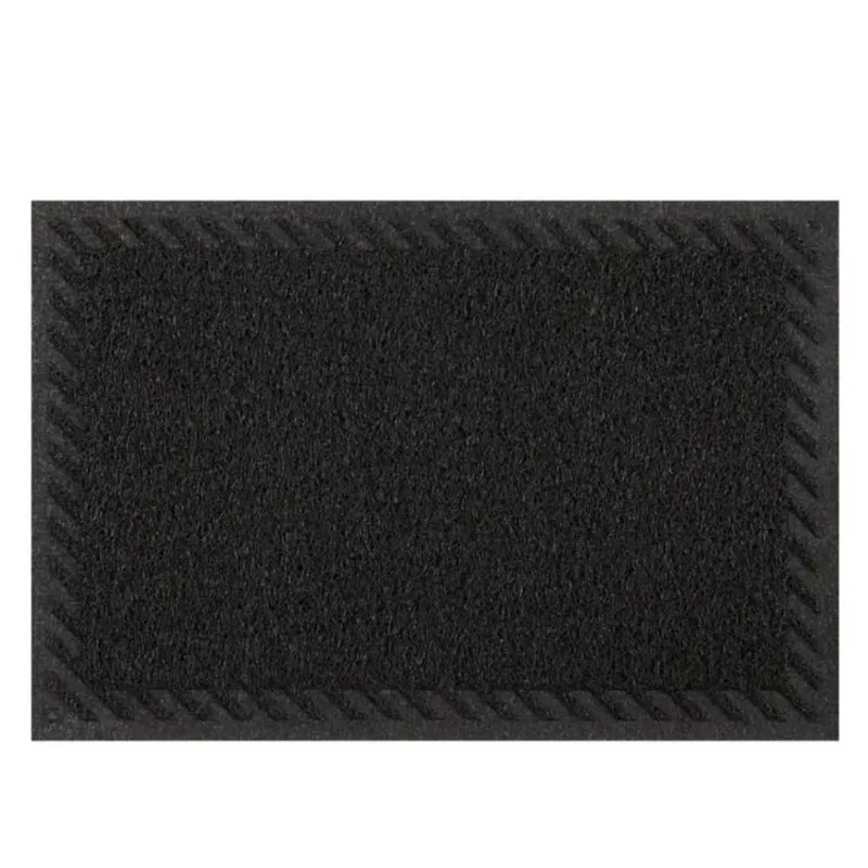 Capacho Vinílico Light Elite Rebaixado 5mm 60x40cm Kapazi Capacho Vinílico Light Elite Rebaixado Preto 5mm 60x40cm