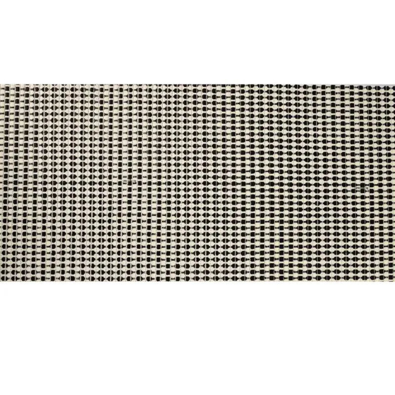 Tapete Antiderrapante Tropical Hexagonal Bege 43x130cm Kapazi