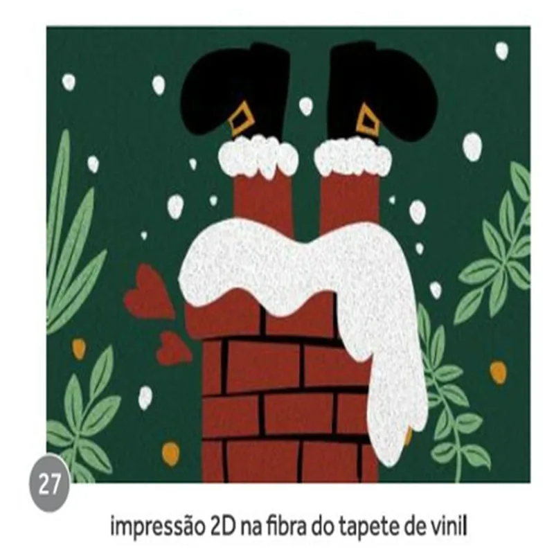 Tapete De Entrada Feliz Natal Chamine