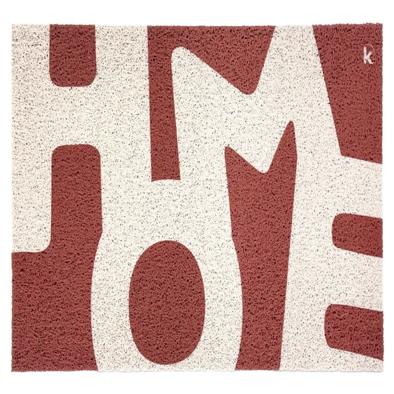 Tapete Capacho Entrada Vinil Cores Que Recebem Home 40X75Cm