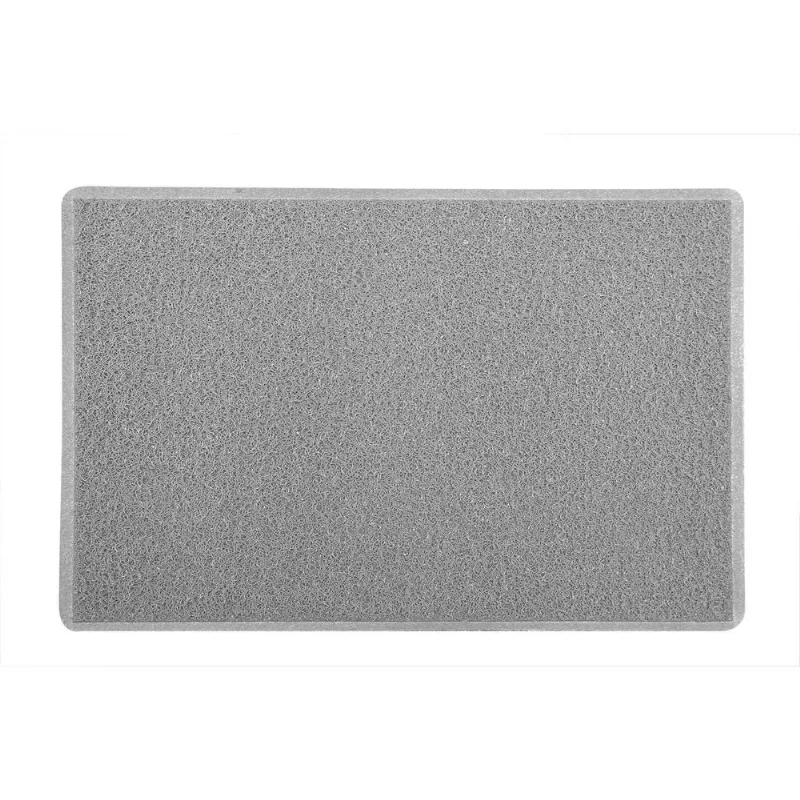 Tapete Capacho Pvc Vinil Light 40Cm X 60Cm Cinza Kapazi - Kapazi