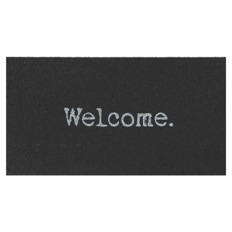 Capacho Vinil Welcome Maq De Escrever 40Cm X 75Cm - Kapazi