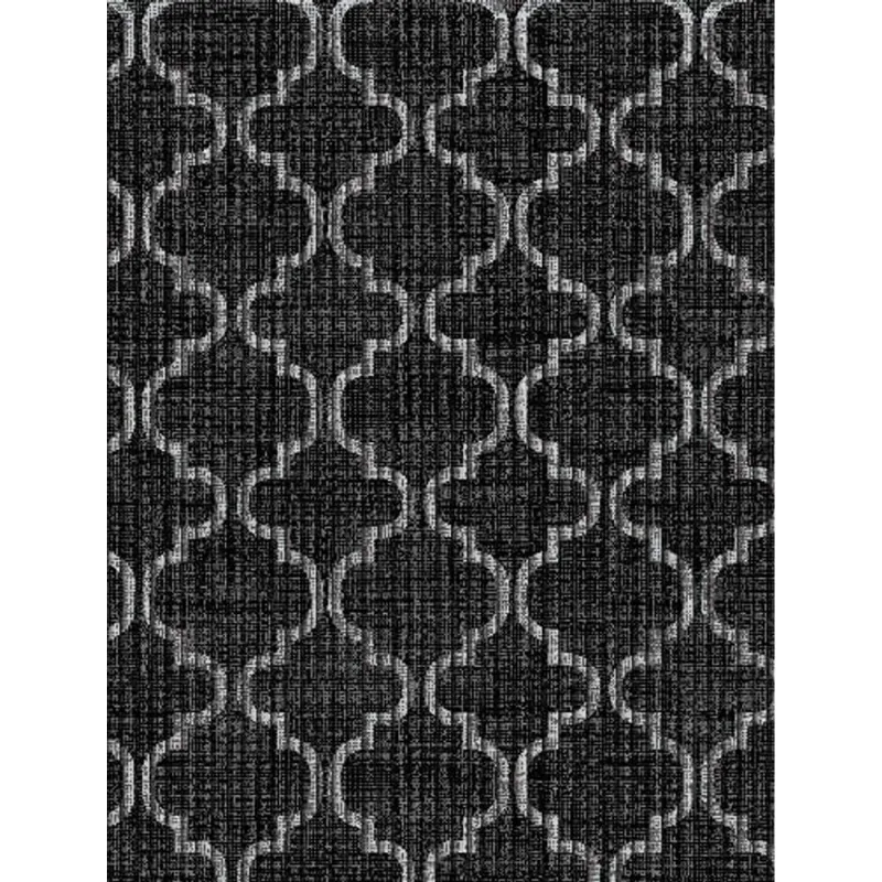 Passadeira Trop Árabe Preto 0,65M X 1M