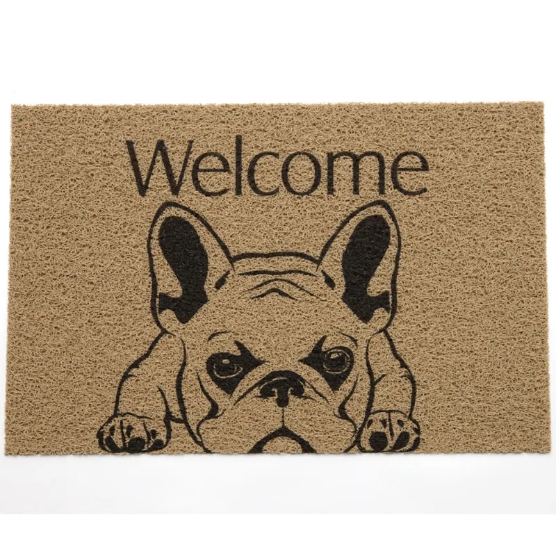 Capacho Vinil Pet Welcome Bulldog 40cm x 60cm 01PETDWBD01 - Kapazi