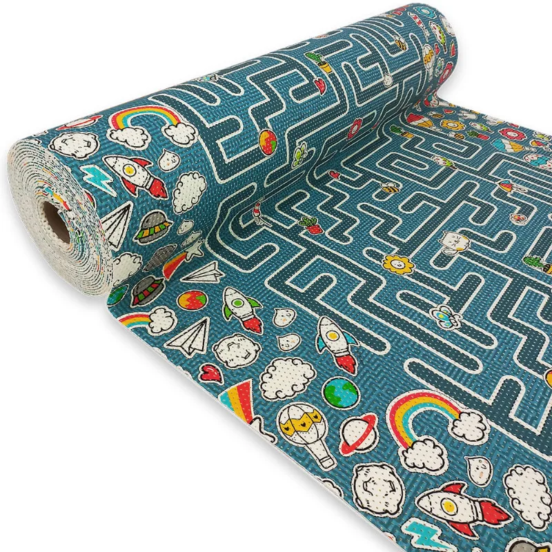 Rolo Tapete Brisa Infantil Labirinto 130cm x 15m 40130BRILABI - Kapazi