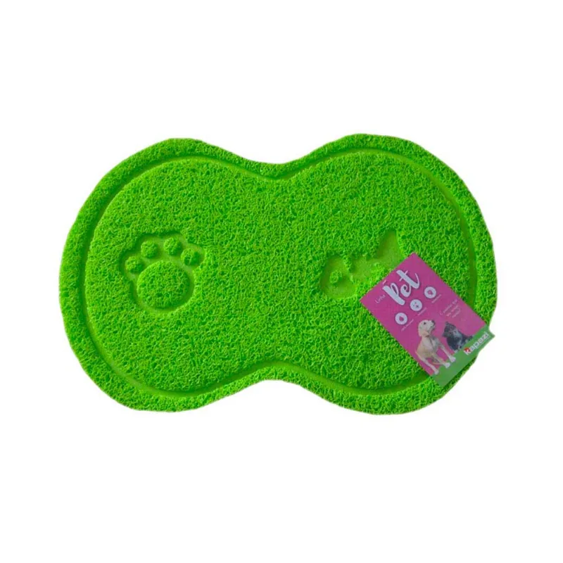 Capacho Cat 40x60cm PVC verde limão Pet Kapazi - Kapazi