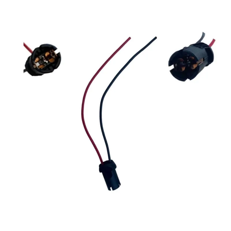 Par Soquete Farol Bloco Ótico Lâmpada Esmagada 5W Universal