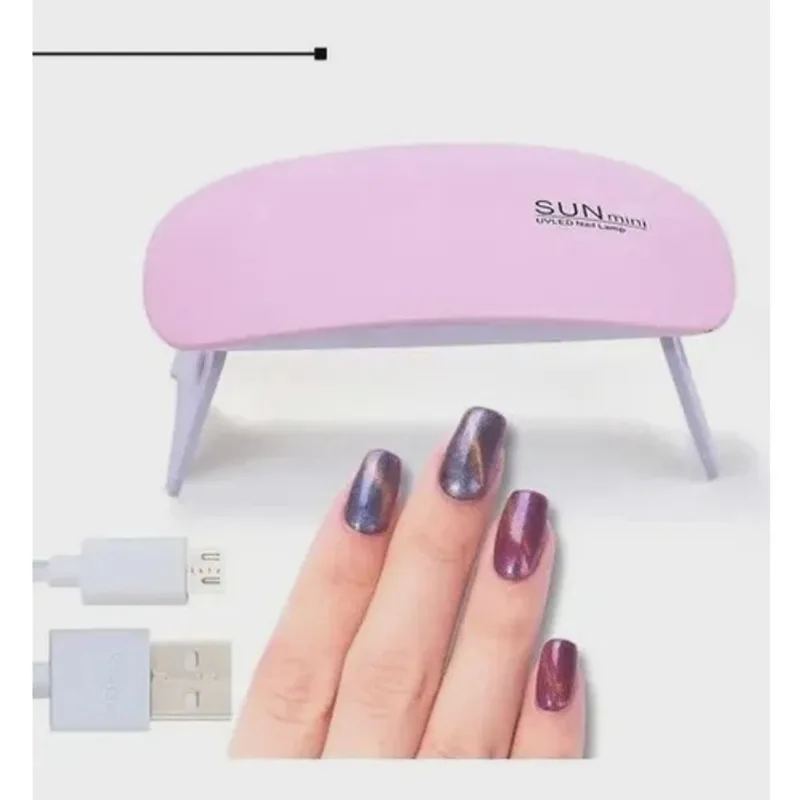 Secador Cabine De Esmalte Unhas Gel Luz Led Uv Forno Rapido