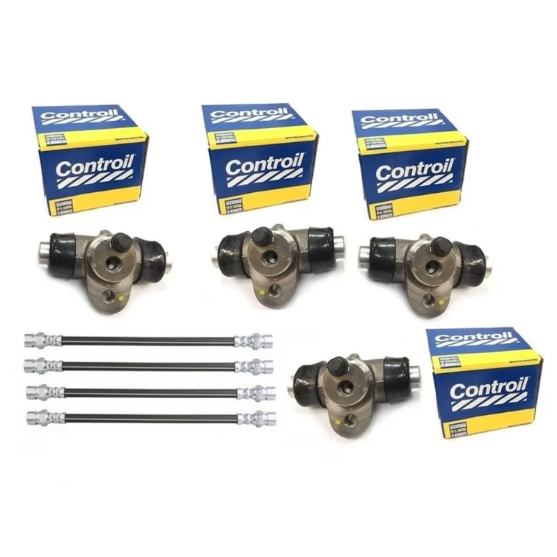 4 cilindro roda fusca 1300L 1500 1600 + 4 flexiveis