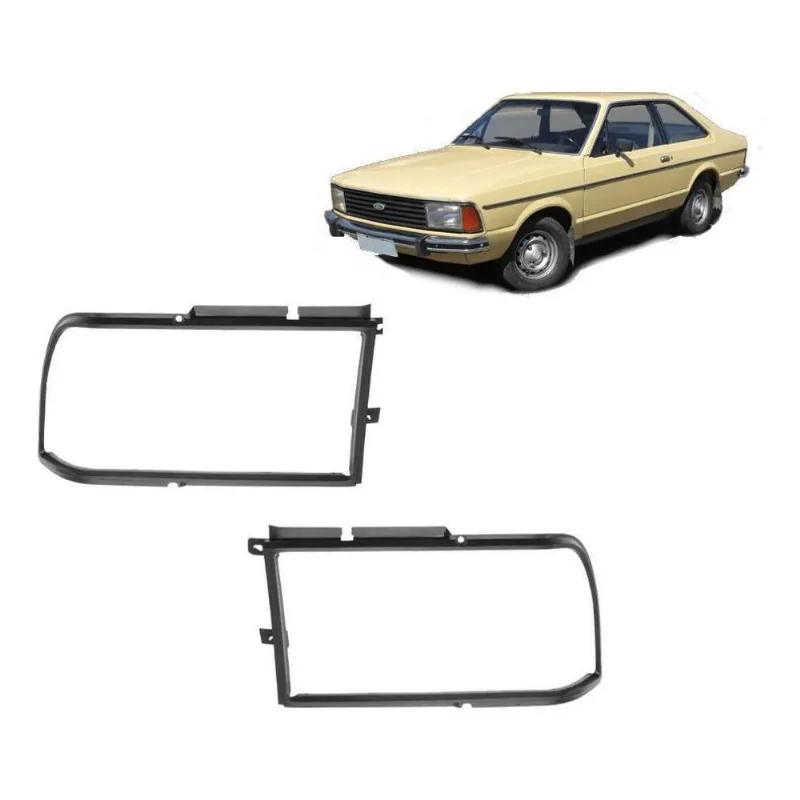 Par Aro Moldura Farol Corcel 2 Belina Pampa 1978 A 1983