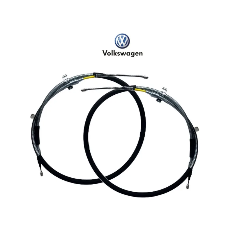 Kit 2 cabo freio mão gol voyage G5 2008 2009 2010 2011 2012 volkswagen (esquerdo/ direito)