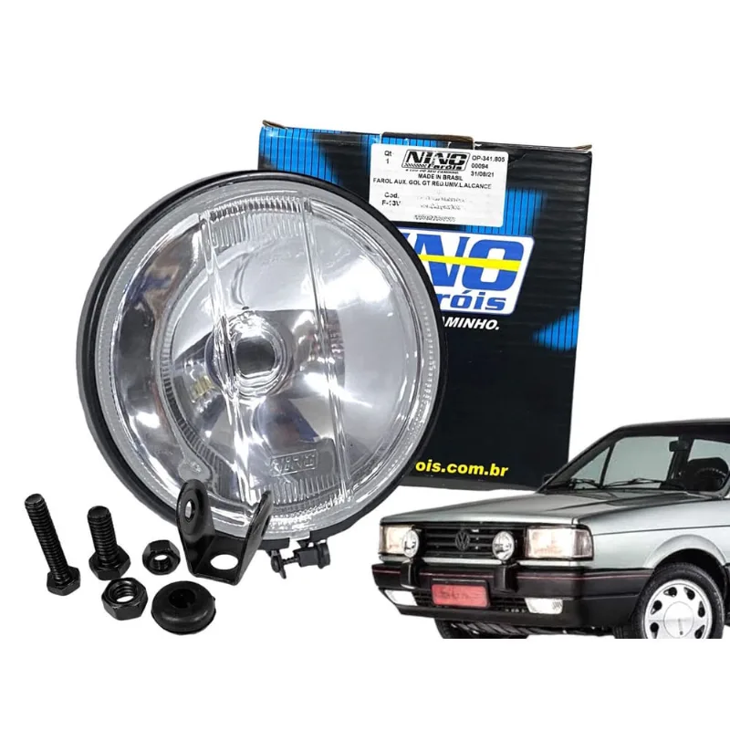 Farol Auxiliar Longo Alcance Gol gt gts gti 1988 1989 1990 1991 1992 1993 1994 - Unidade nino F-13V