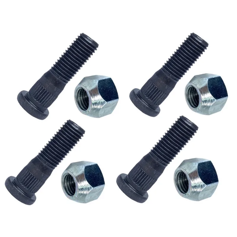 Kit 4 parafuso com porca roda ecosport fiesta ka courier escort verona logus pointer