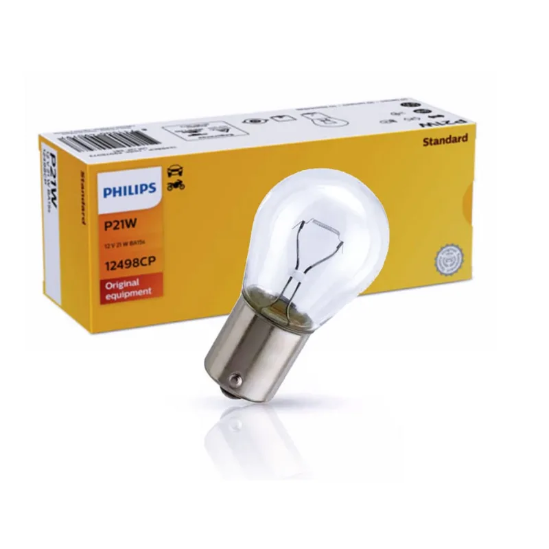 Lampada 1 polo philips 12V/21W orig. - caixa c/ 50