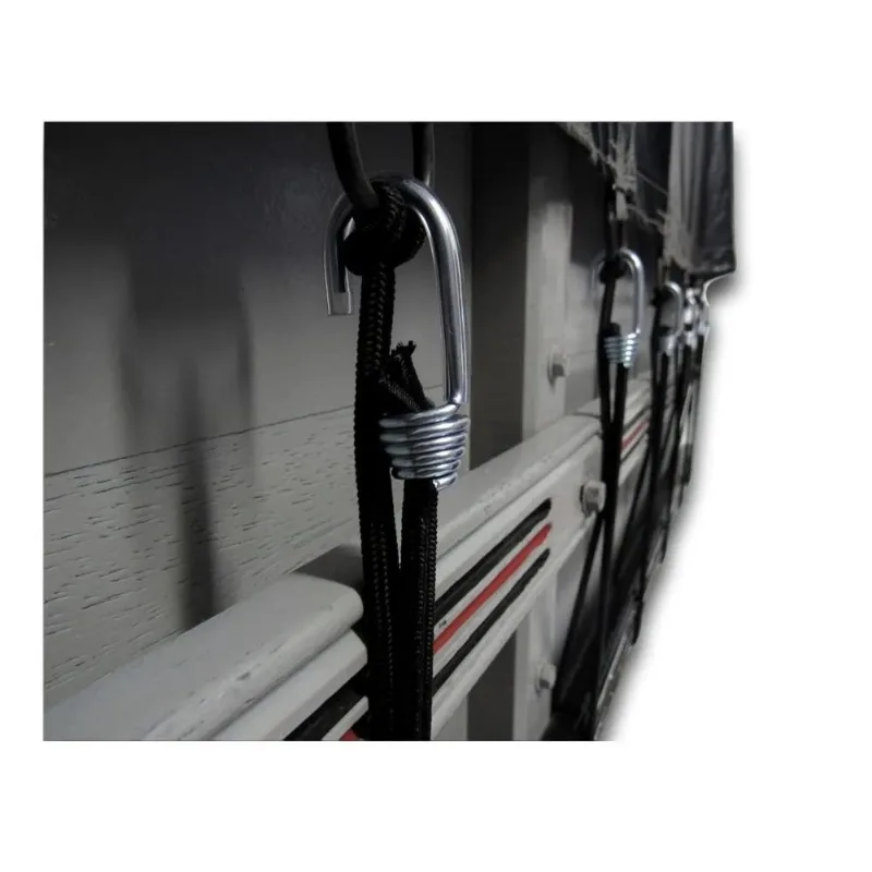Extensor Elástico Caminhão Lona 40cm Preto 50 Unidades