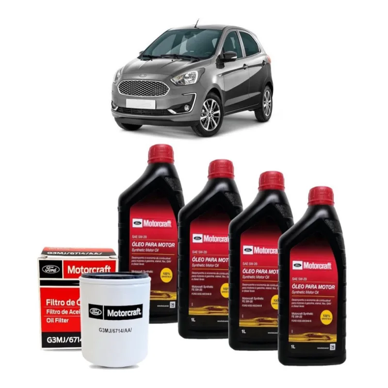 4 óleo 5W20 sintético ford + filtro BH4A/5W20/AA - Não Disponível