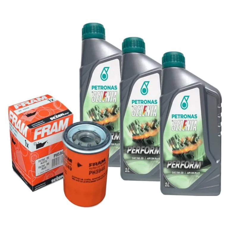 Kit Óleo e Filtro Uno Palio Siena Fire 1.0 8v 5W30 Selenia - Não Disponível - Automotivo