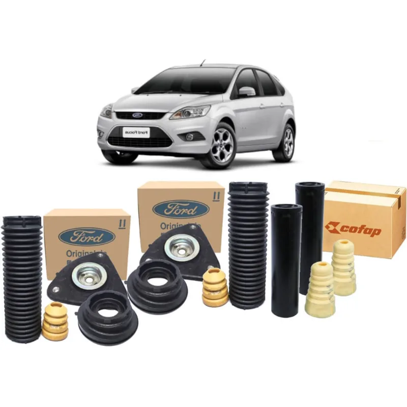 4 kit do amortecedor focus 2009 A 2013 completo ford/cofap