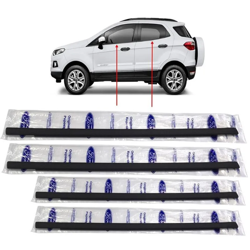 Kit 4 Pestanas Externas Originais para Nova Ecosport 2013 a 2021 ford CN15/N20562/AD - CN15/N20563/AD - CN15/N25604/AD - CN15/N25605/AD
