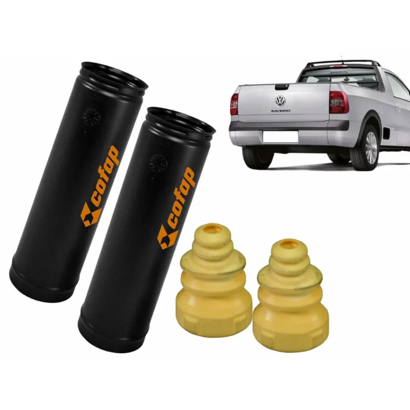 2 kit batente traseiro saveiro G5 G6 G7 cross trooper todos