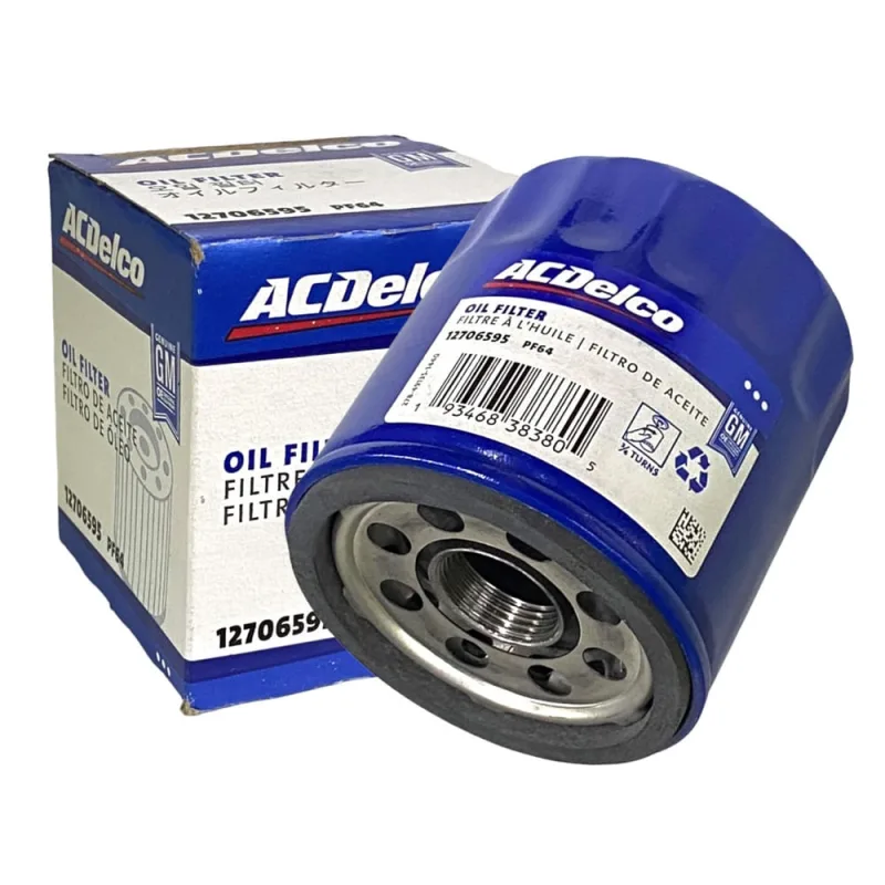 Filtro de Óleo do Motor Cruze Tracker 1.4 Turbo Nova S10 2.5 Camaro Captiva V6 acdelco 12706595 - Não Disponível - Automotivo
