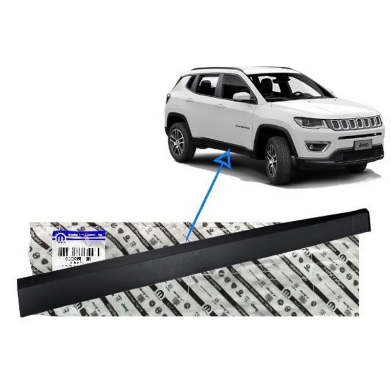 Moldura Friso Porta Dianteira Direita inferior Jeep Compass 17/20 Todos
