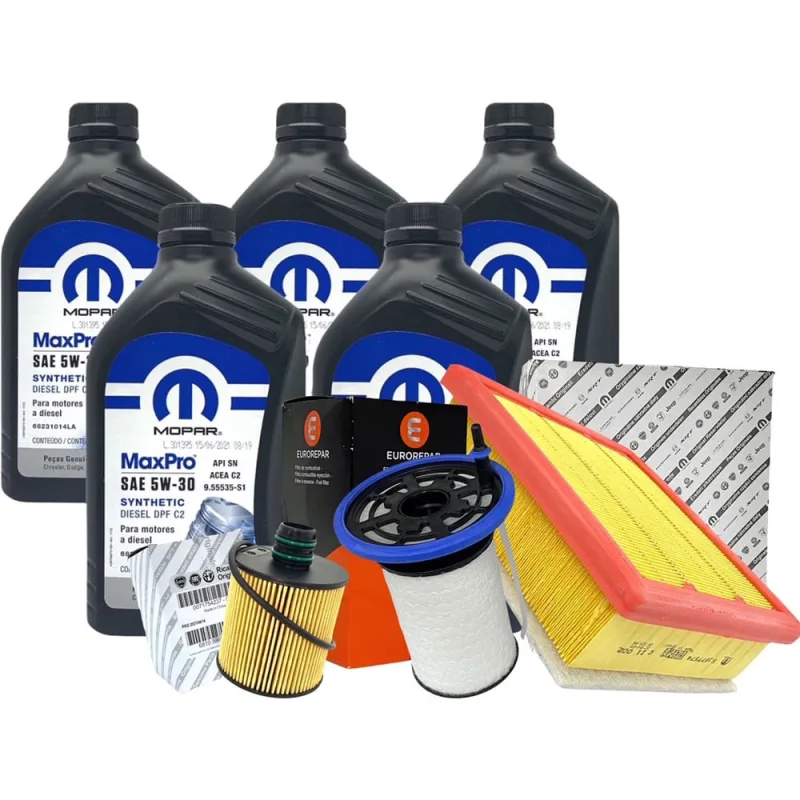 Kit Oleo Filtros Toro Diesel Renegade Compass 2.0 Origi - Não Disponível - Automotivo