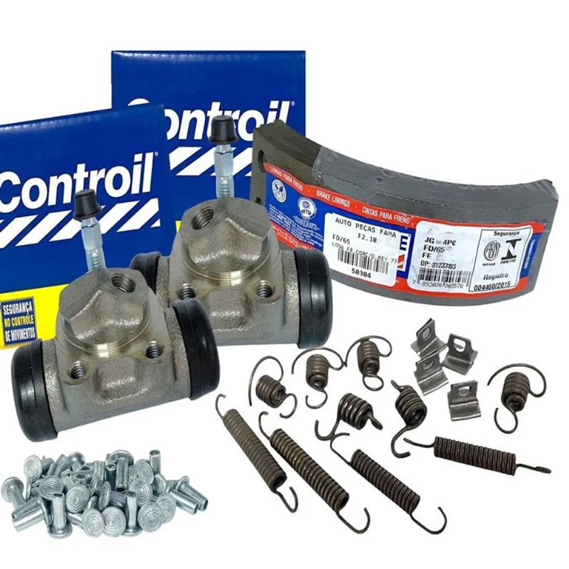 Kit Freio Traseiro Corcel 2 Belina 2 Del Rey Sist. Bendix controil / fras-le / ceccarelli