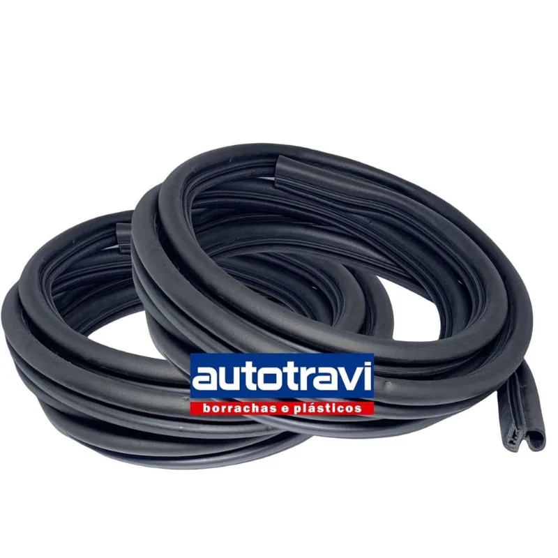 Par de Borrachas Guarnição de Porta S10 Blazer Silverado L200 Outdoor Hilux Ranger 1997 a 2004 Explorer autotravi