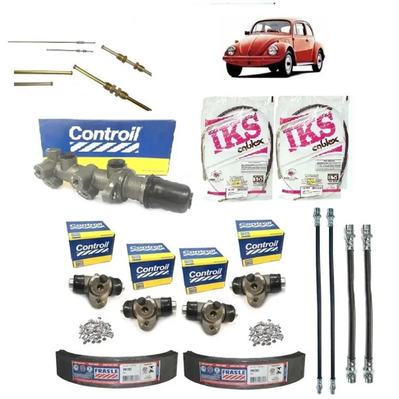Kit Freio Completo Fusca 1300 1500 1600 Até 1983