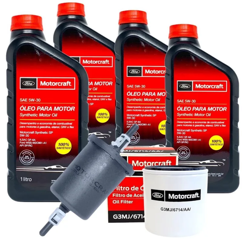 Kit Óleo Filtros New Fiesta Ecosport Sigma 1.6 16v Ka 16v - Não Disponível