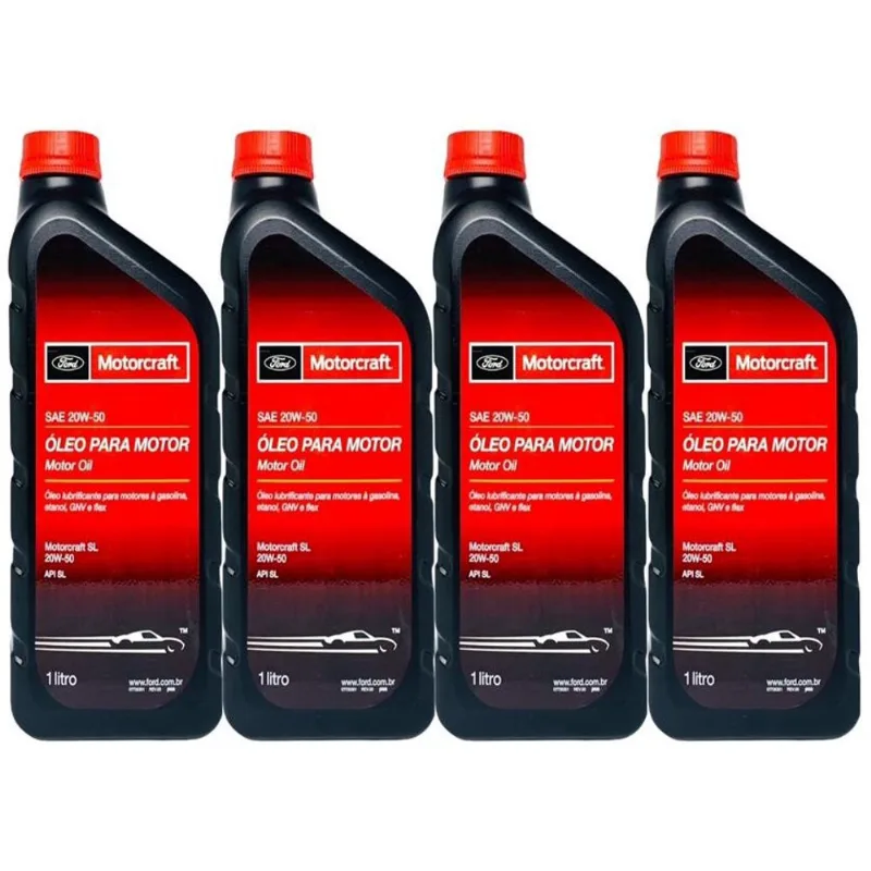 Óleo 20w50 Motorcraft api sl Gasolina Etanol gnv - 4 Litros