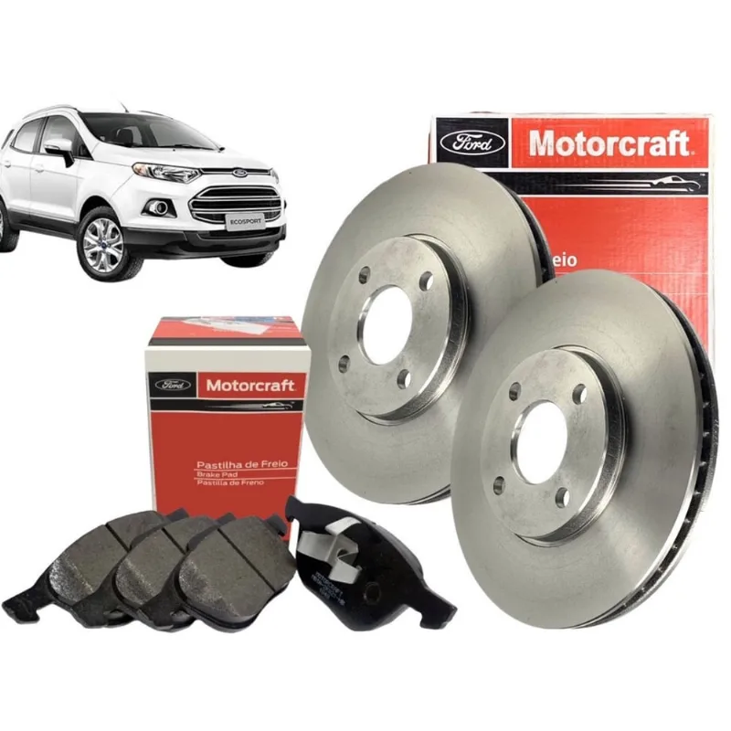 Kit Discos e Pastilhas Nova Ecosport 2013 a 2021 Orig. ford J2MJ/1125/BA -MB1A/2K021/HB