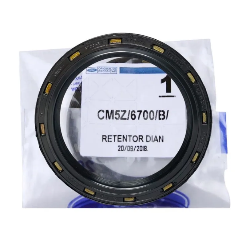 Retentor Virabrequim Ka 1.0 12v 3cc 2014 2015 2016 2017 2018 2019 2020 2021New Fiesta Ecosboost Dianteiro Original ford CM5Z/6700/B