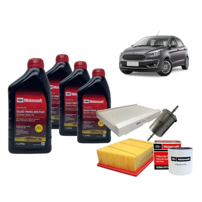 Kit Óleo Filtros Ka 1.0 3cc 2014 2015 2016 2017 2018 2019 2020 Ka 1.6 16v Sigma - Não Disponível
