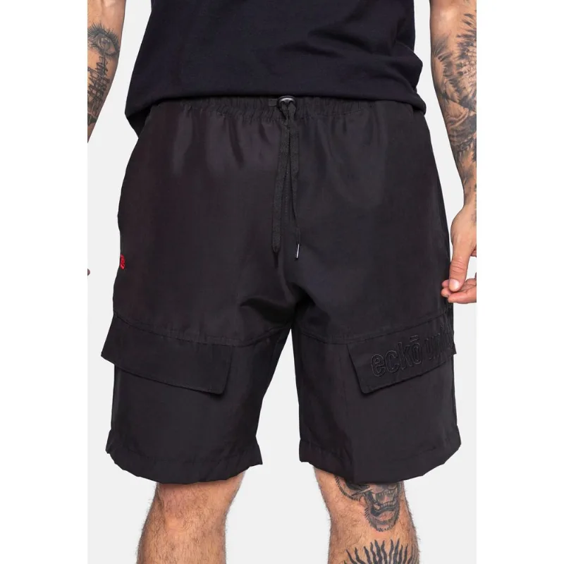 Bermuda Ecko Sintética Preta - P