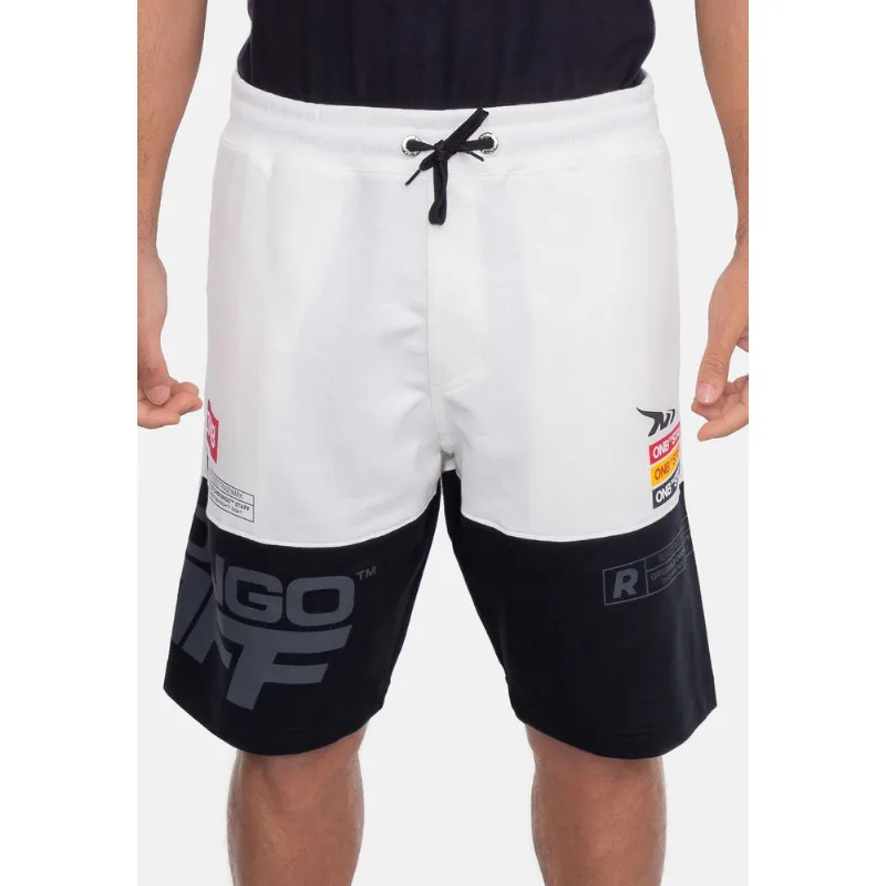 Bermuda Onbongo Moletom Staff Off White - P