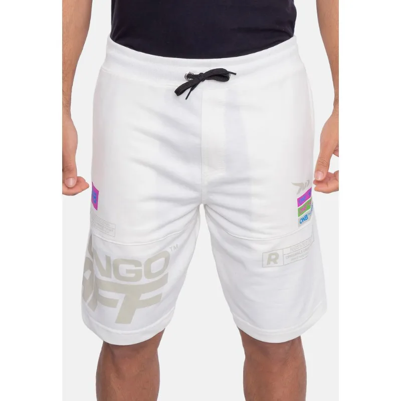 Bermuda Onbongo Moletom Staff Off White - G